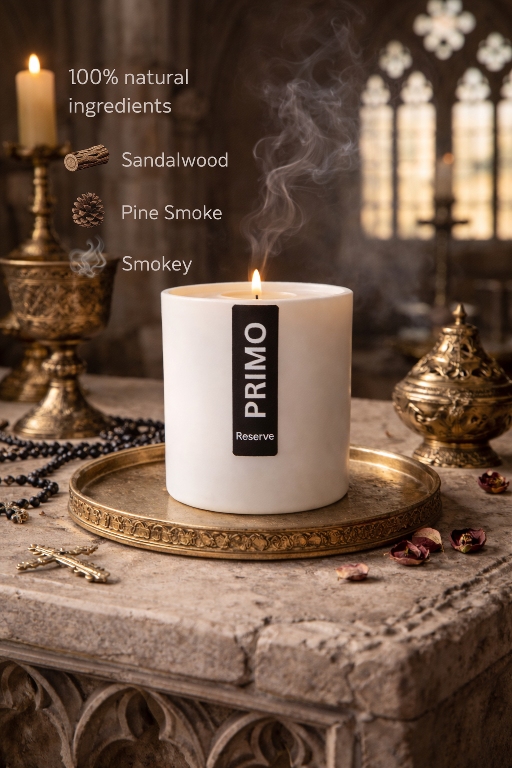Cathedral Smoke 8oz Candle
